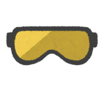 ゴーグル：沼尻スキー場